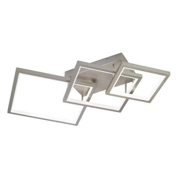 Οροφής led "Viso" 80w 6500lm Νίκελ Ματ